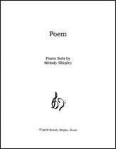 Poem piano sheet music cover